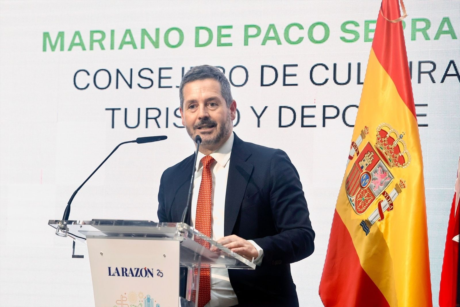 El consejero de Cultura, Turismo y Deporte, Mariano de Paco Serrano