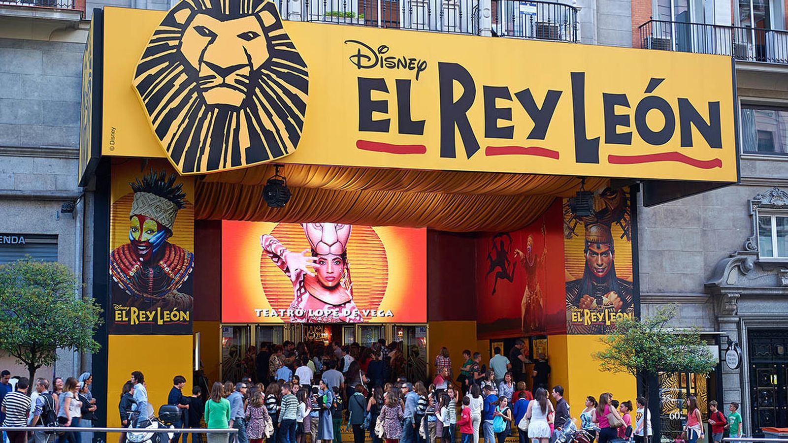 El Musical El Rey León en la Gran Vía de Madrid