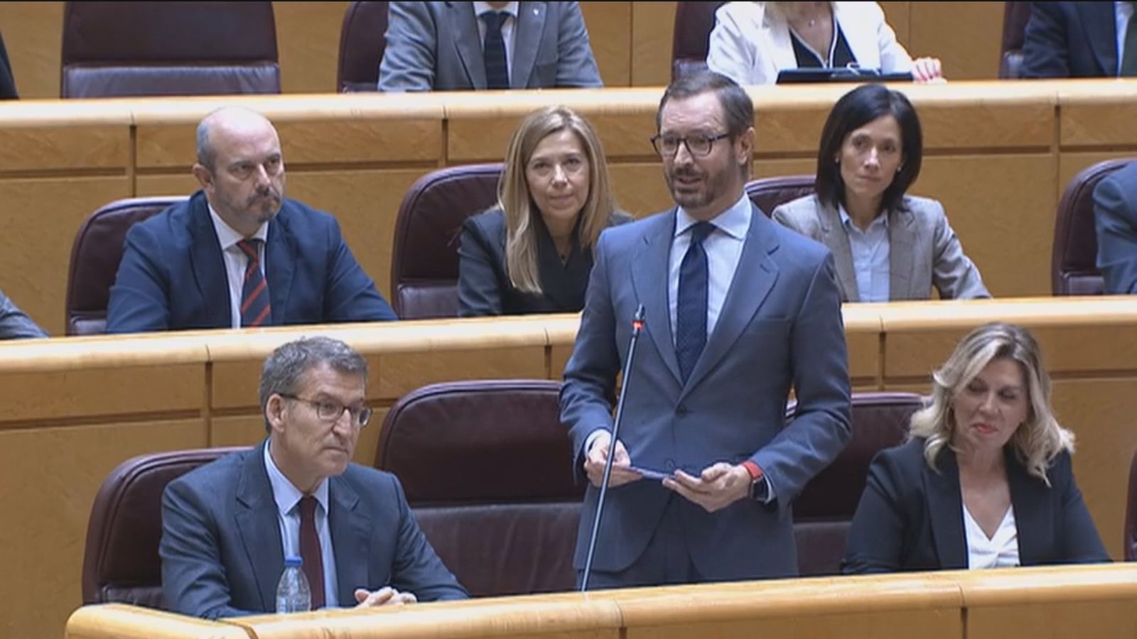 Bonca entre Javier Maroto y Nadia Calviño en el Senado por el caso del 'tito Berni'