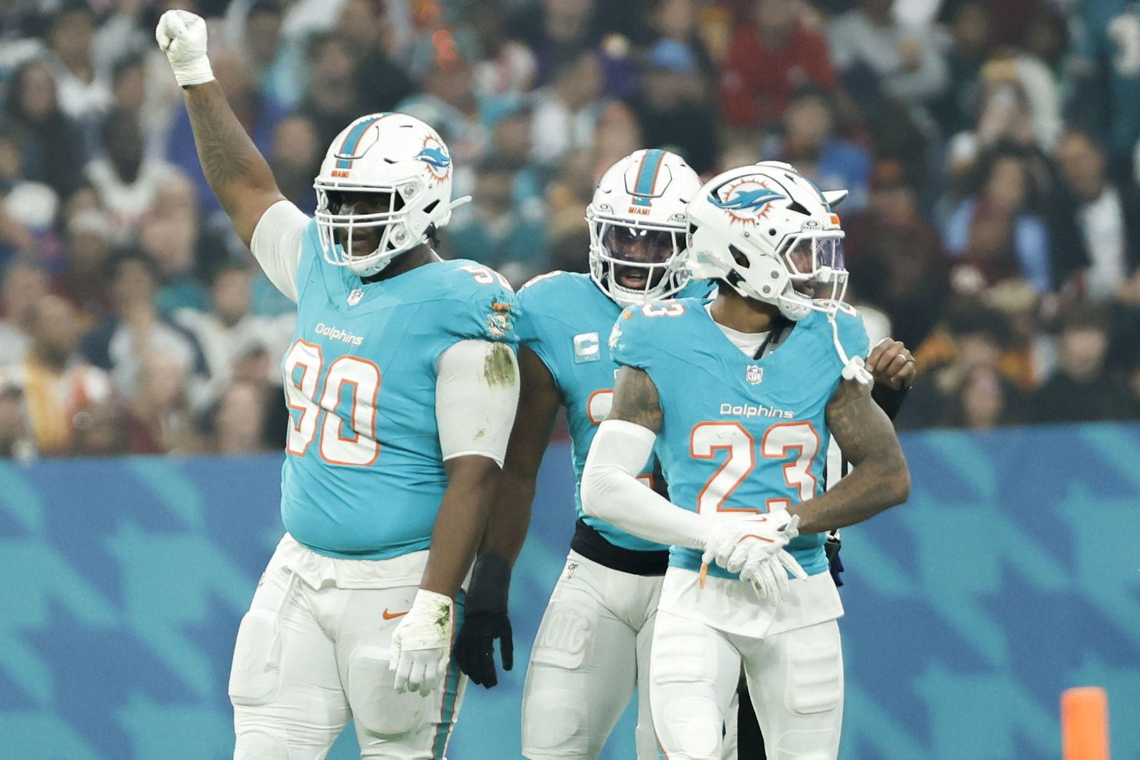 FOTOGALERÍA: Así se vivió en el Bernabéu el primer partido de la NFL en España