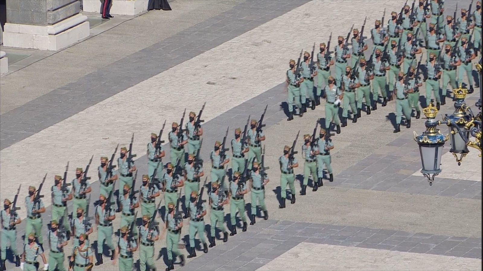 La Legión, protagonista en el centenario de su fundación en el Día de la Fiesta Nacional