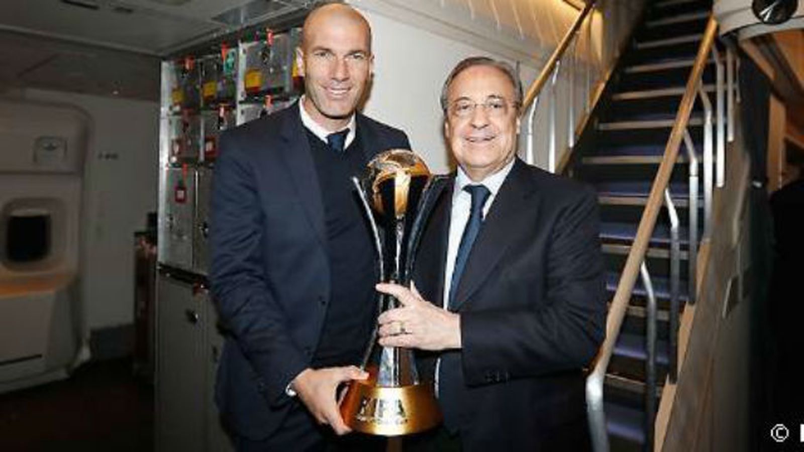 Zidane y Florentino Pérez