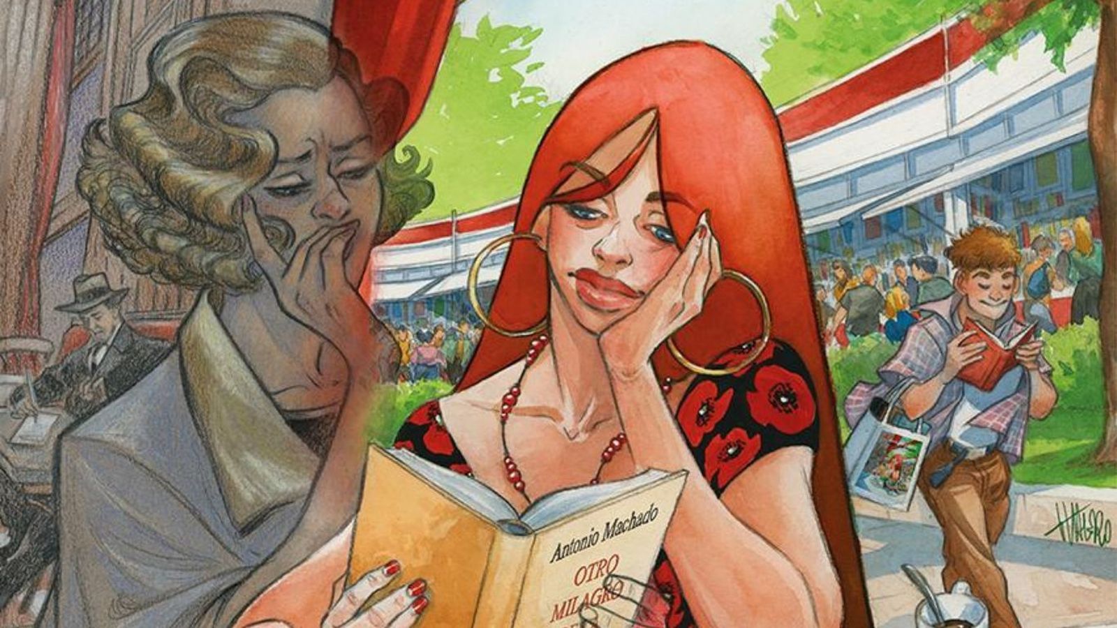 Cartel de la 47ª Feria del Libro Antiguo y Ocasión de Madrid