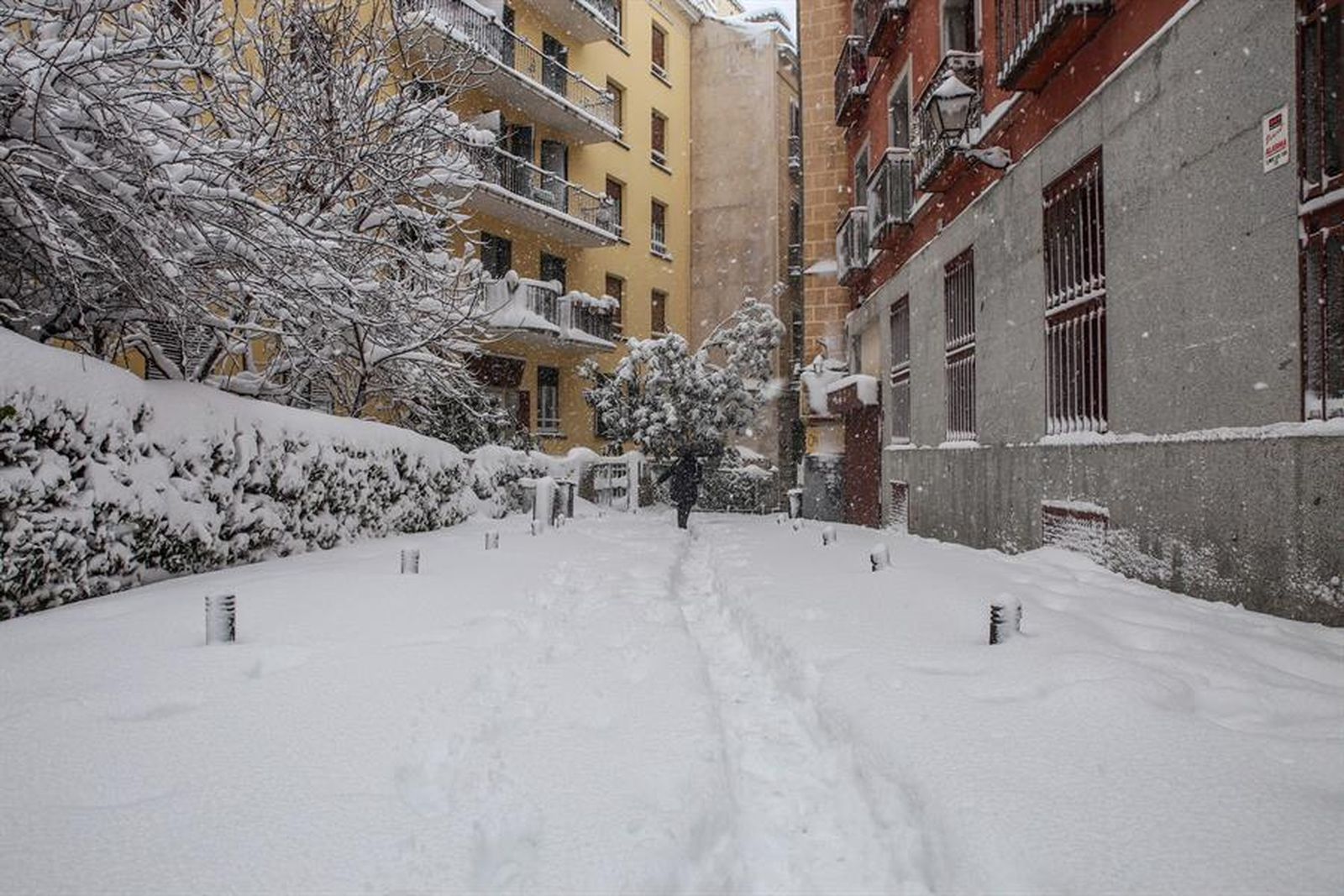 Filomena deja una nevada histórica en Madrid
