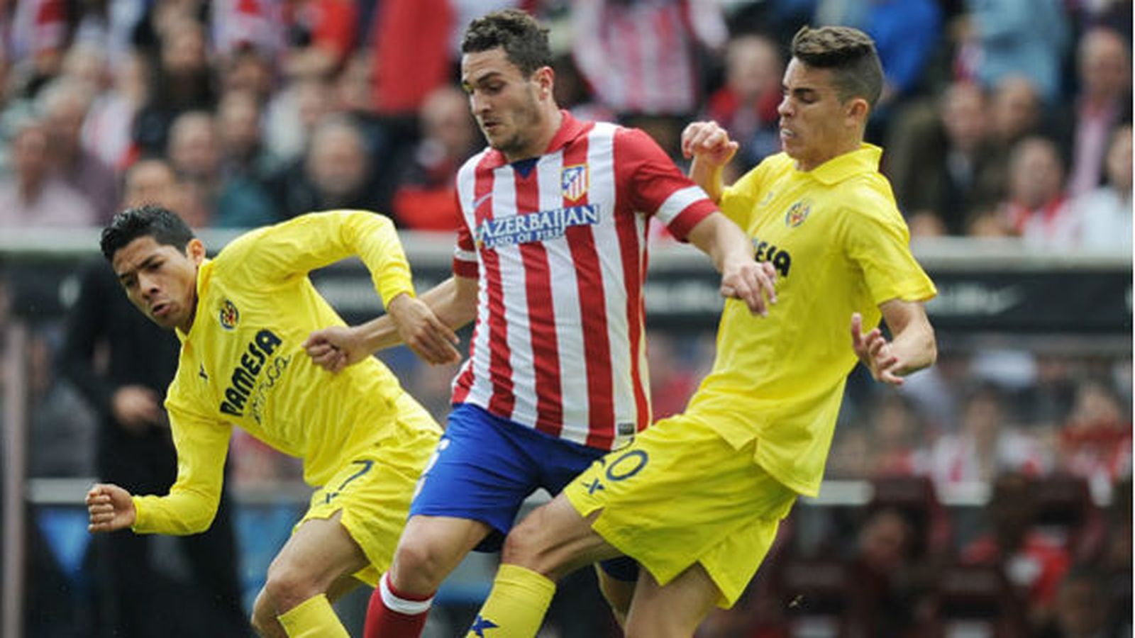 Koke ante el Villarreal