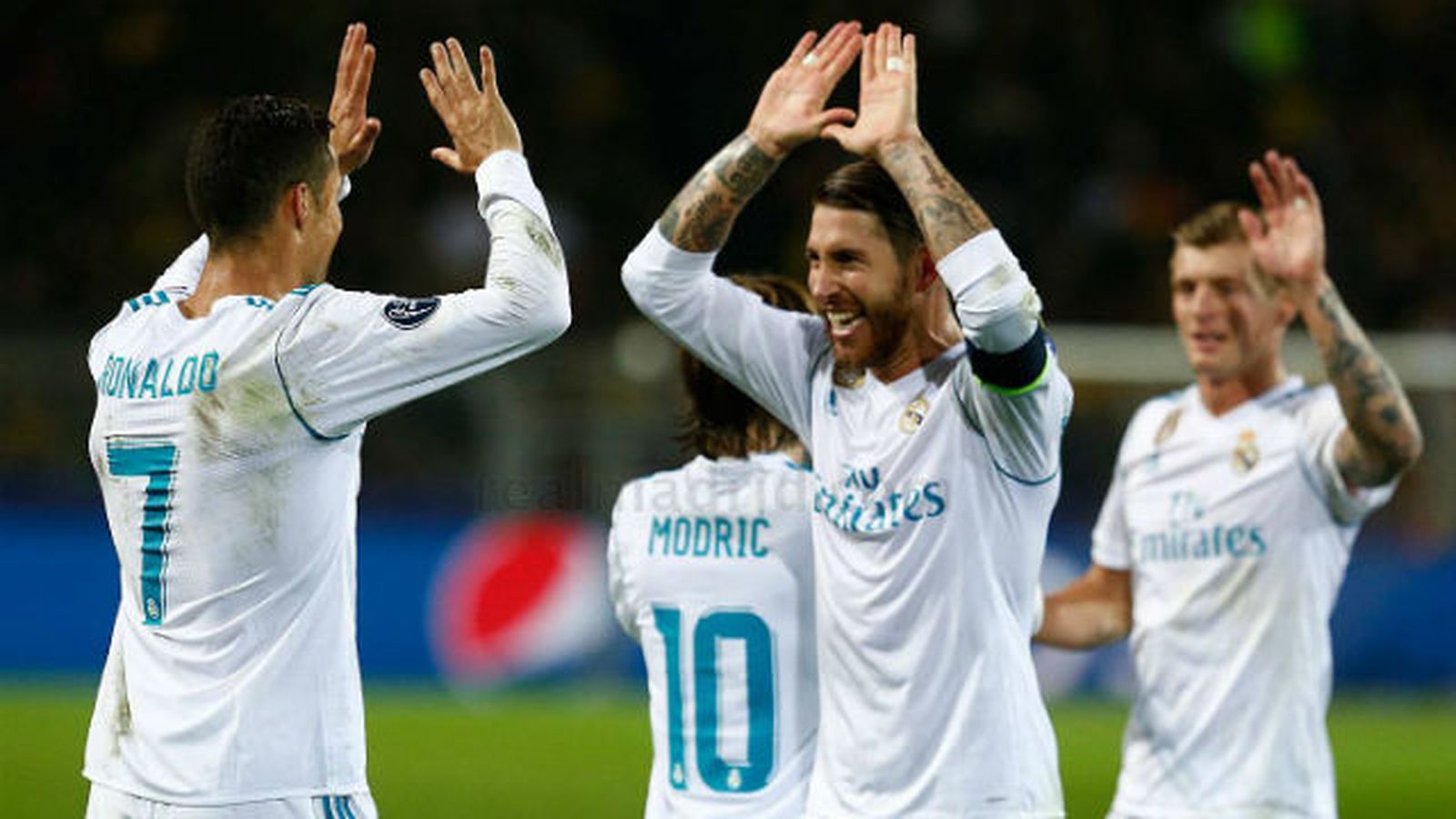 Cristiano Ronaldo y Sergio Ramos