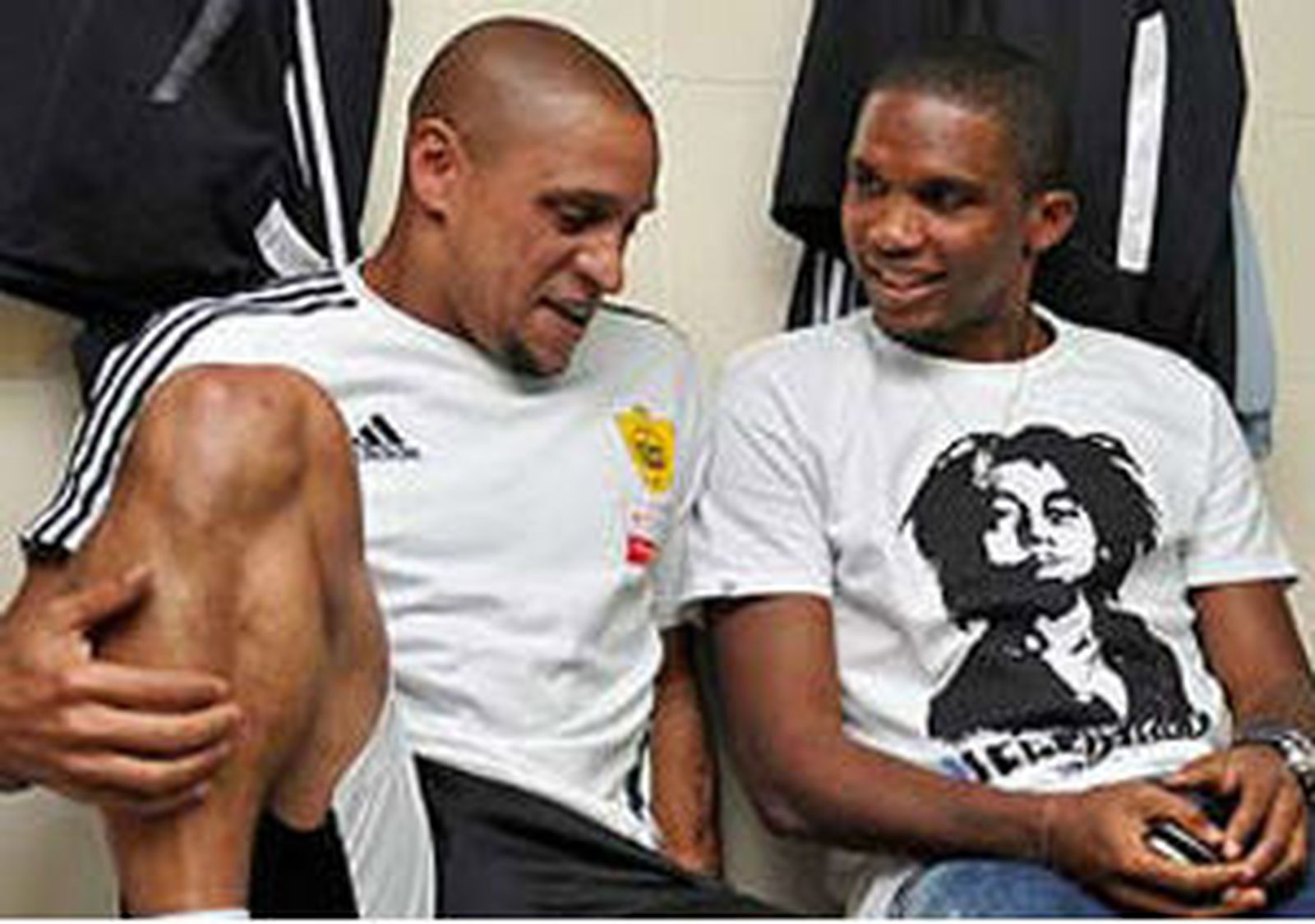 Roberto Carlos y Eto'o