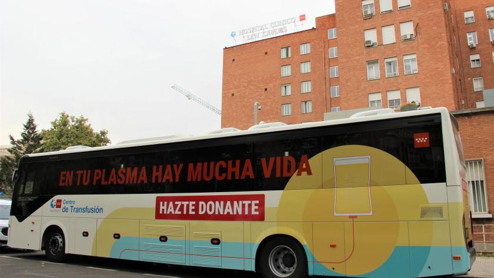 El Bus Plasma de la Comunidad de Madrid