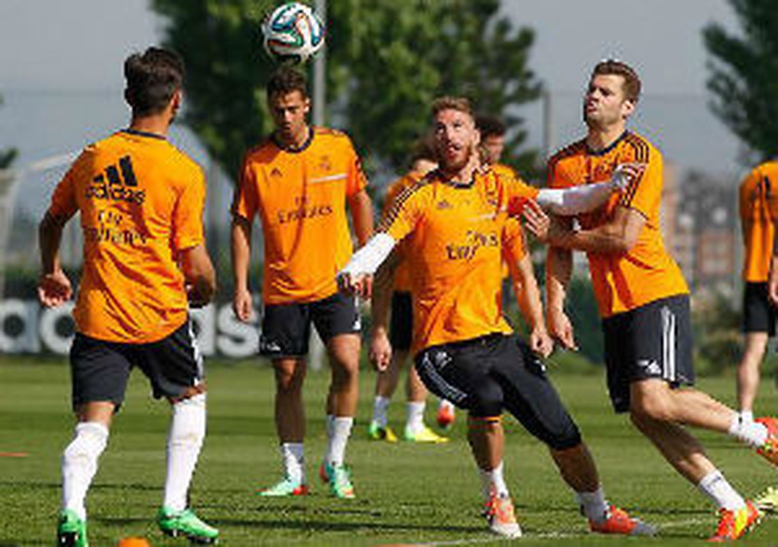 Entrenamiento del Real Madrid