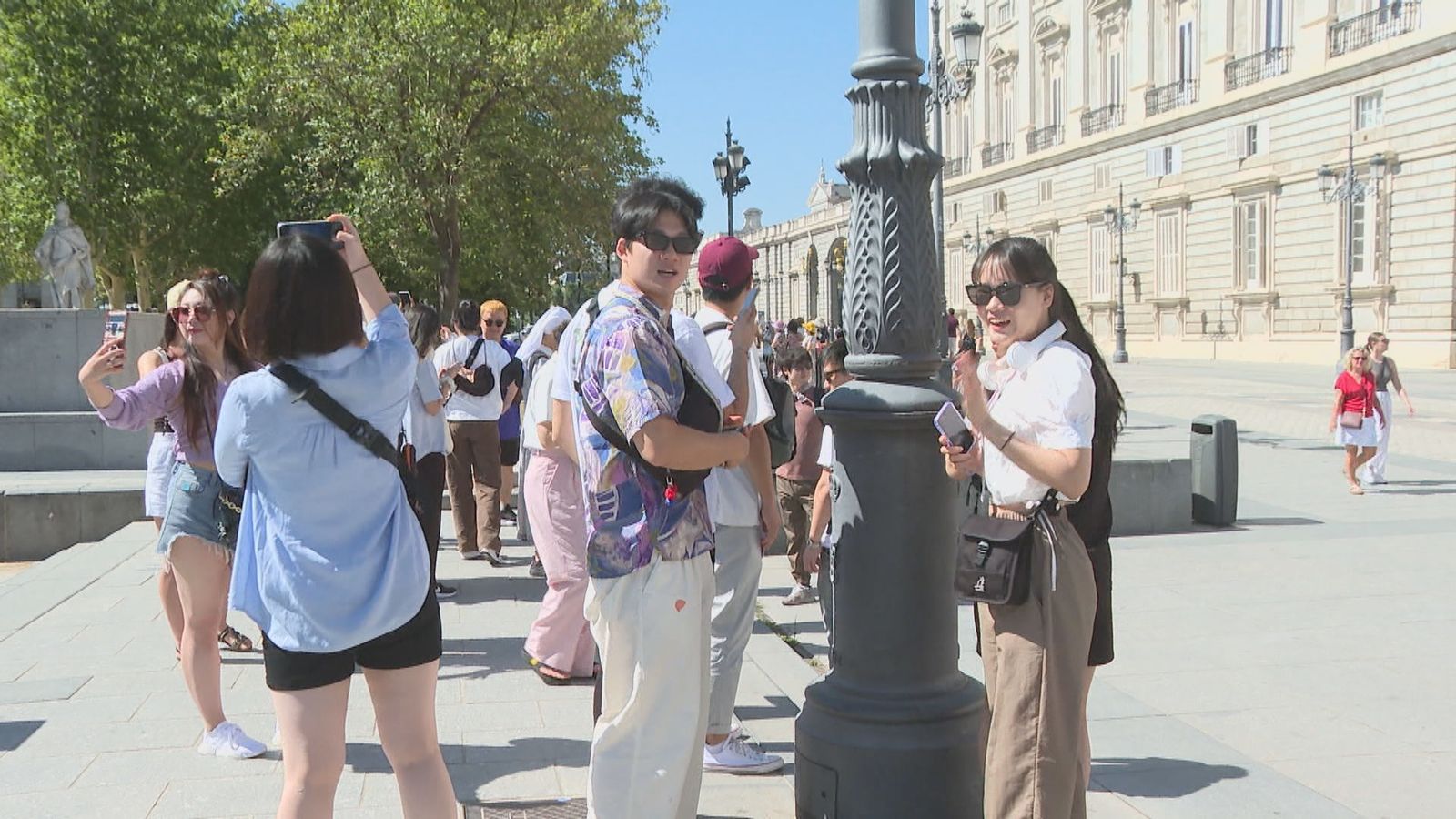 turistas en Madrid