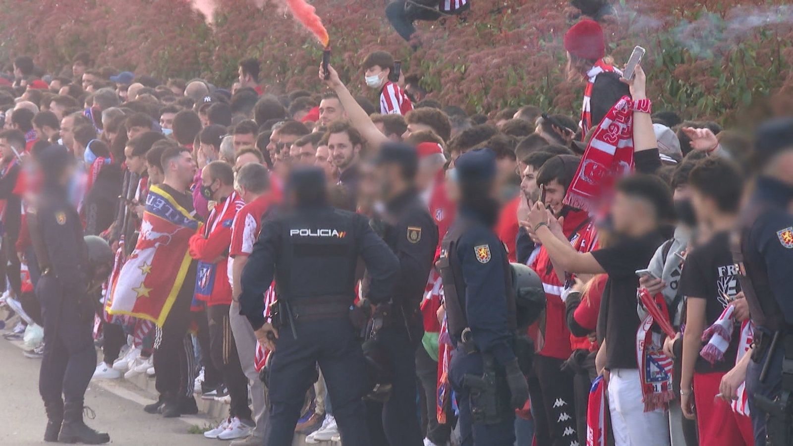 El Atlético - Dortmund, de nuevo marcado por las fuertes medidas de seguridad