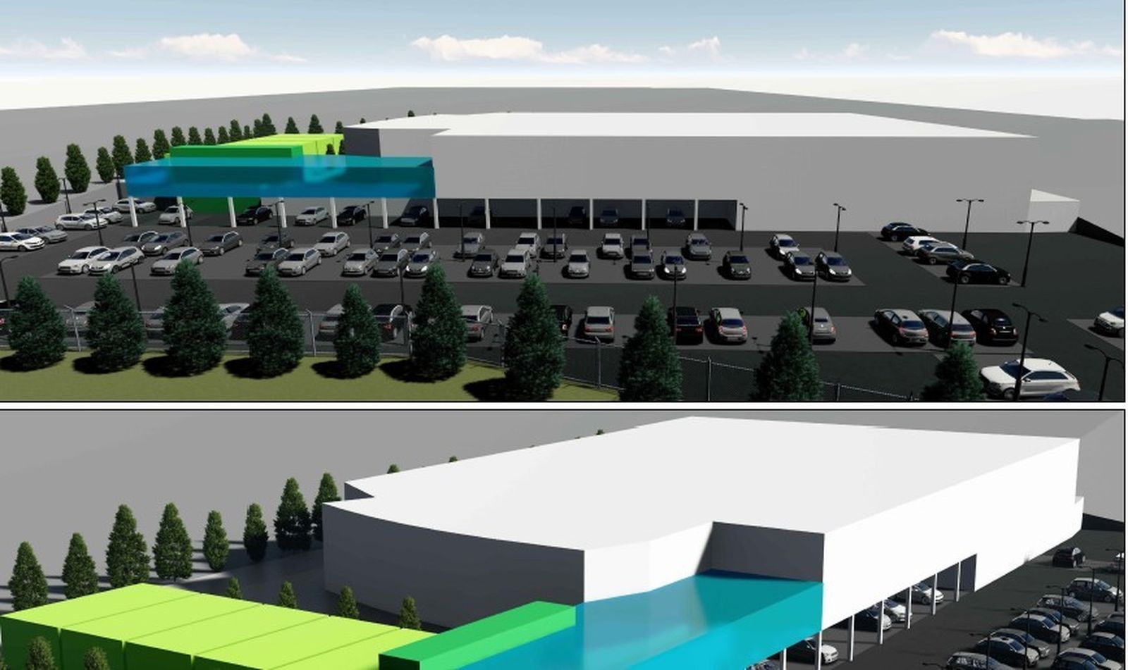 Diseño del nuevo centro comercial que se construirá en La Marazuela
