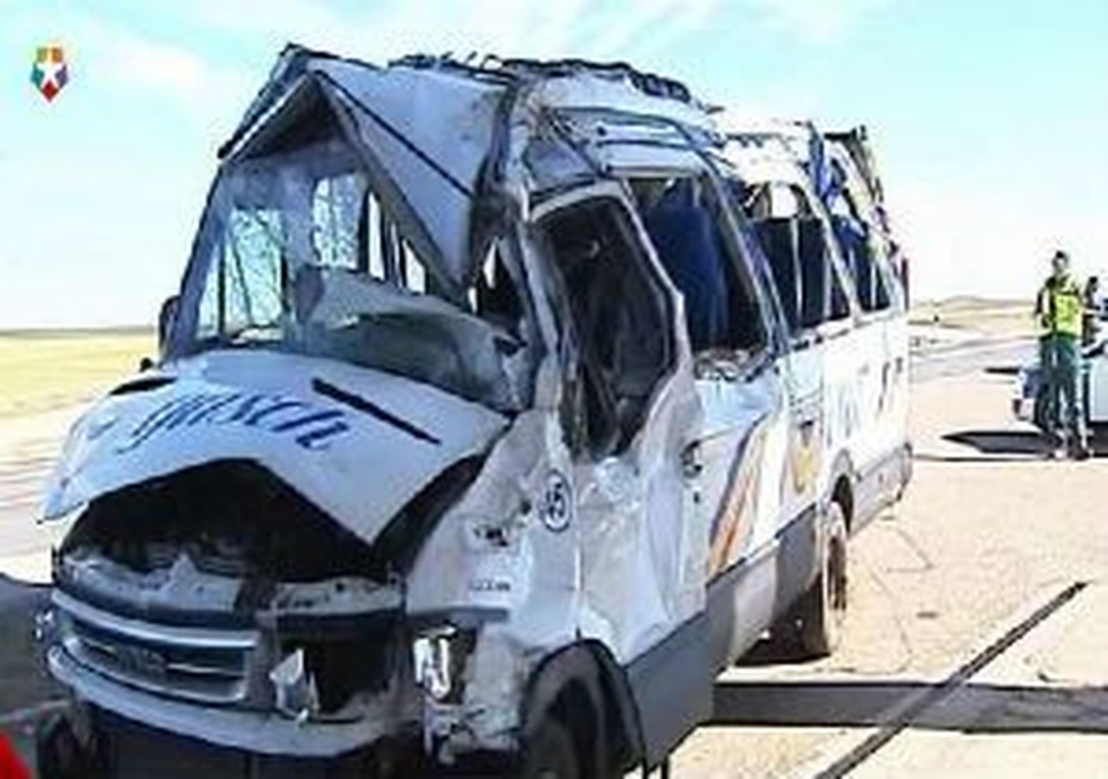 El exceso de velocidad posible causa del accidente mortal de un autocar escolar en Ávila