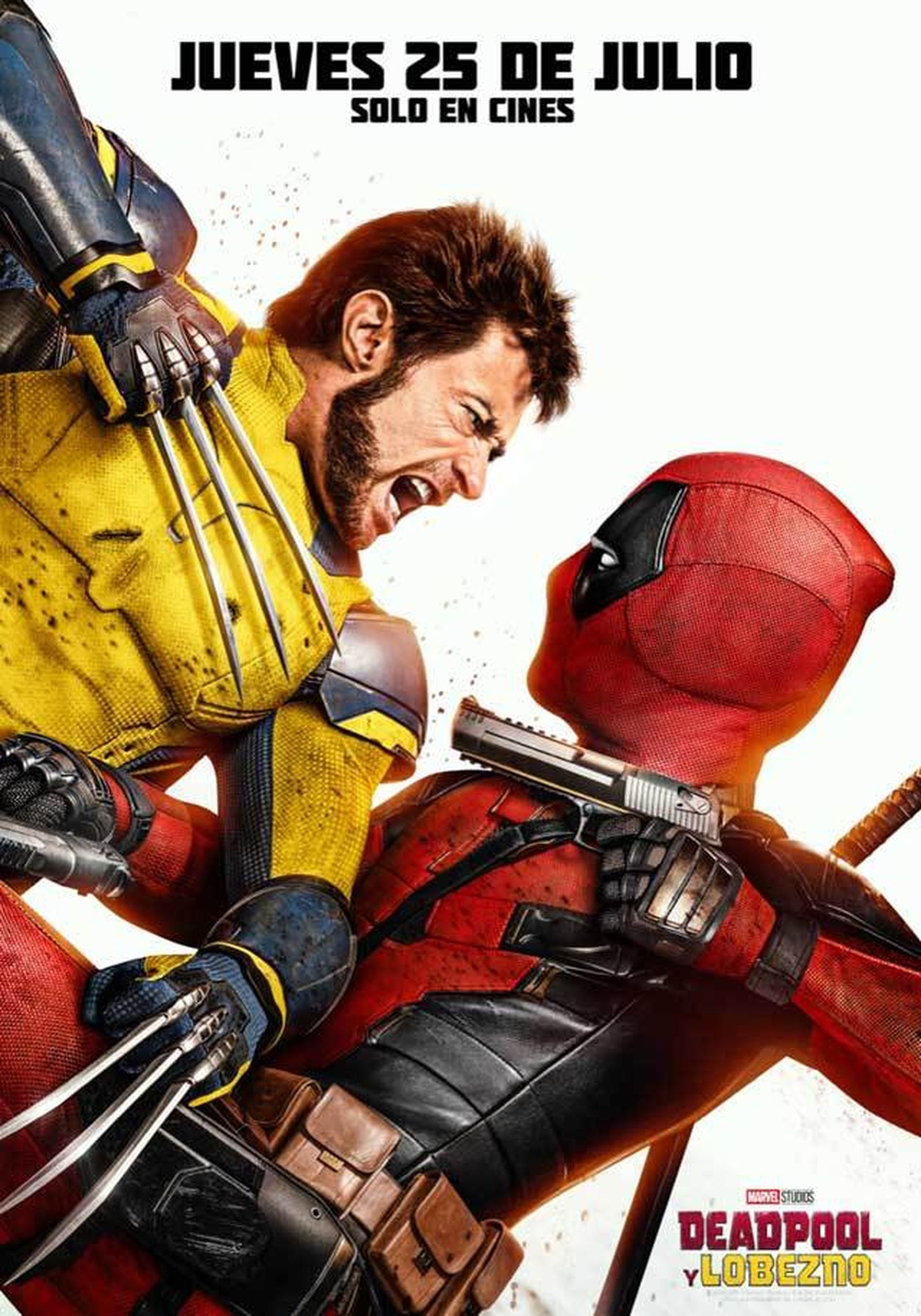 Cartel de Deadpool y Lobezno