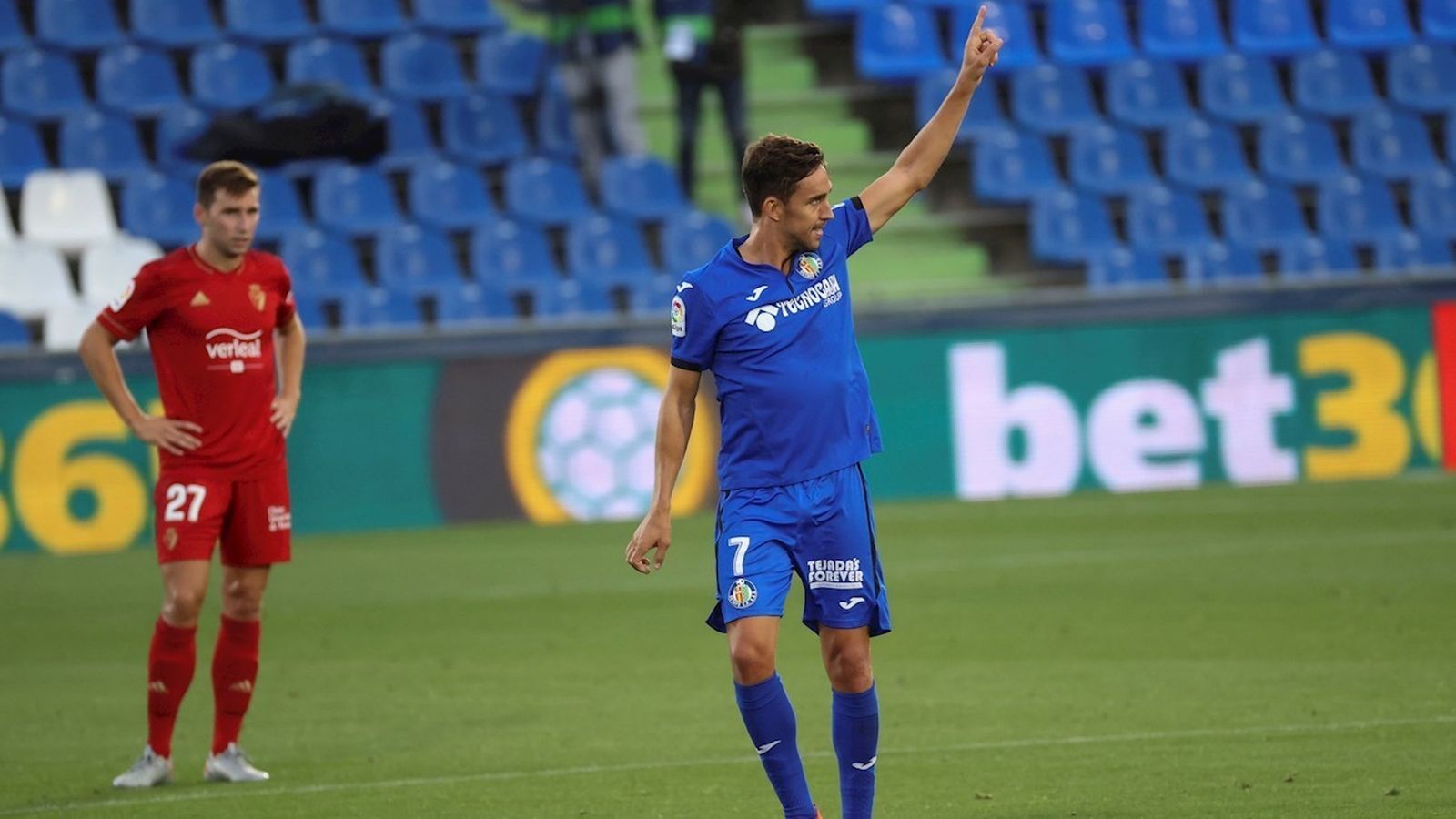 Jaime Mata ante el Osasuna
