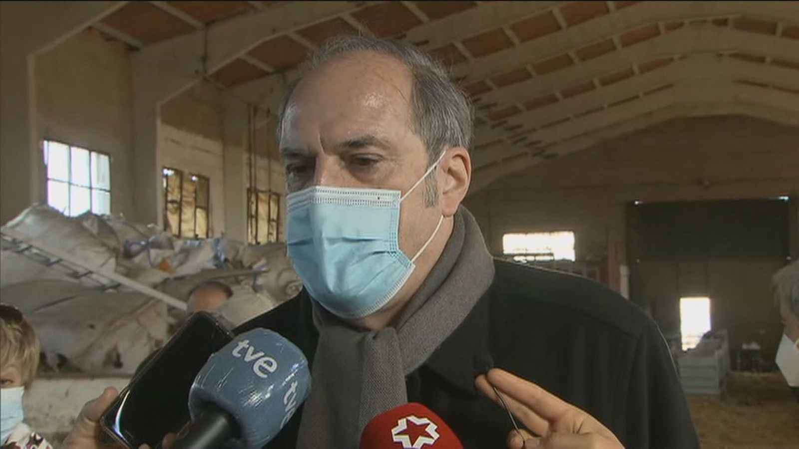 Gabilondo propone líneas de crédito para los ganaderos afectados por ‘Filomena’ y por la pandemia