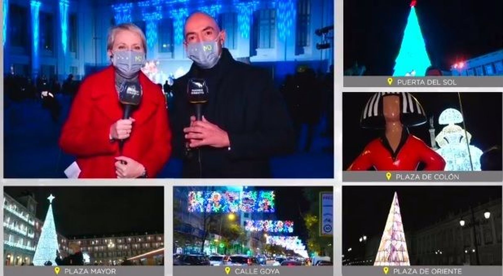 Así ha sido el encendido de las luces de Navidad en Madrid