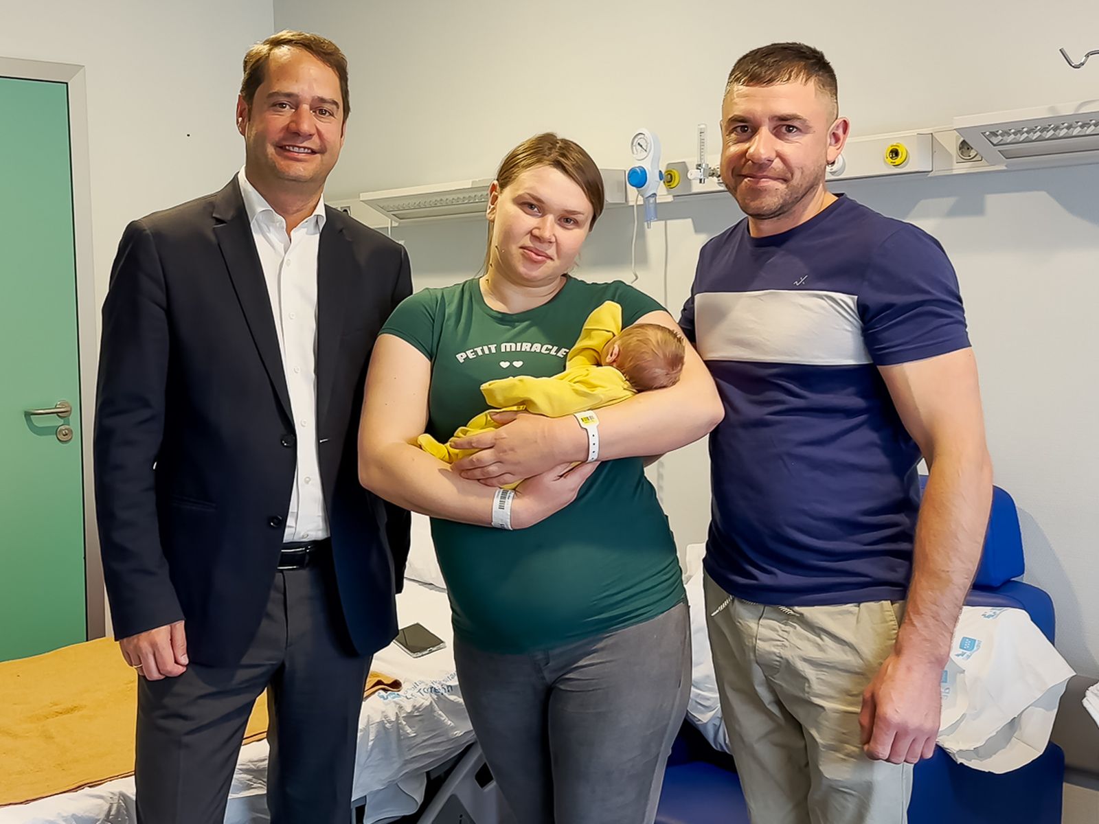 Erik ha sido el primer bebé nacido en el Hospital Universitario de Torrejón