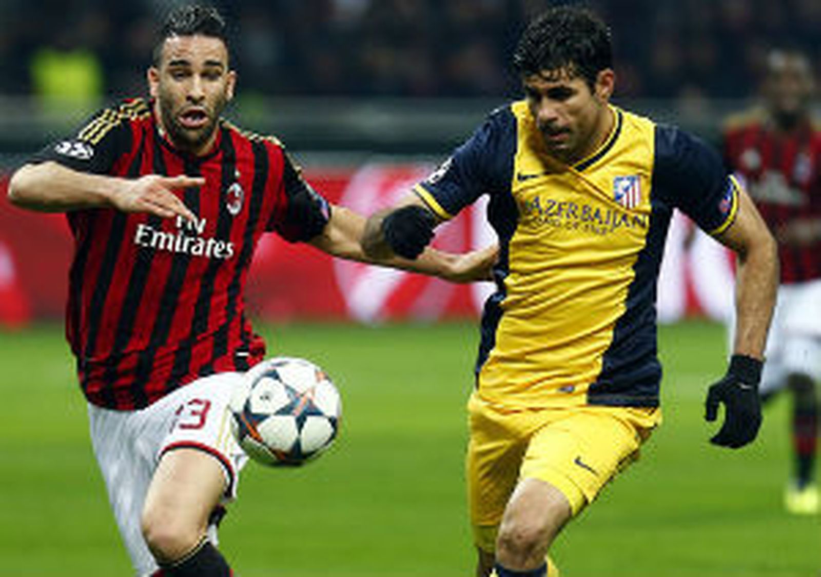 Diego Costa ante el Milan