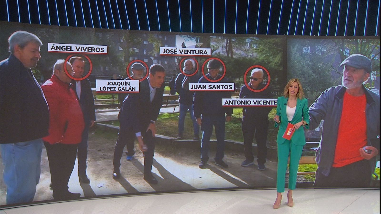 Ayuso llama "reunión con afiliados" el encuentro de Sánchez con pensionistas