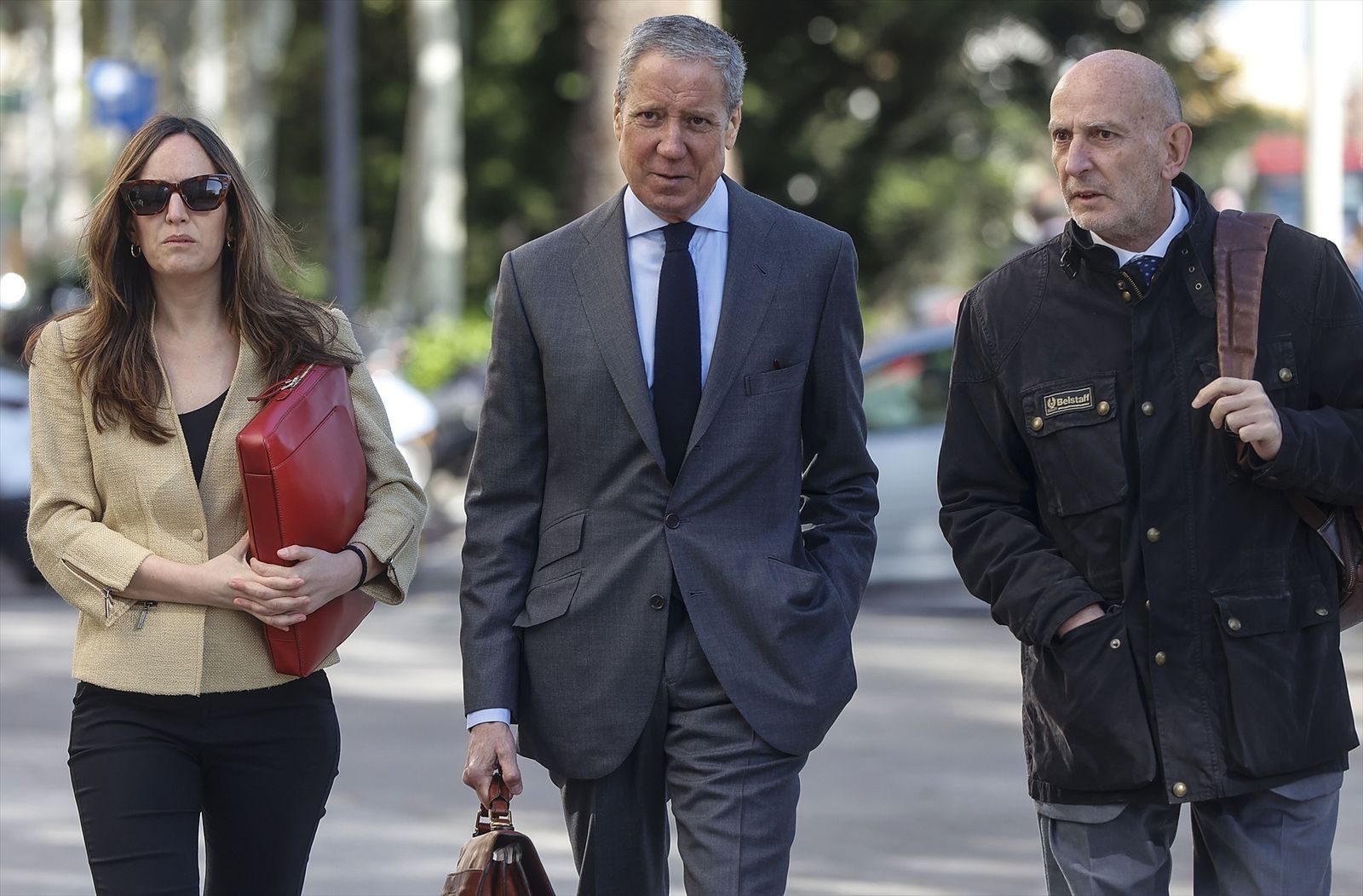 El expresidente de la Generalitat y exministro, Eduardo Zaplana, llega a declarar en la causa conocida como caso Erial