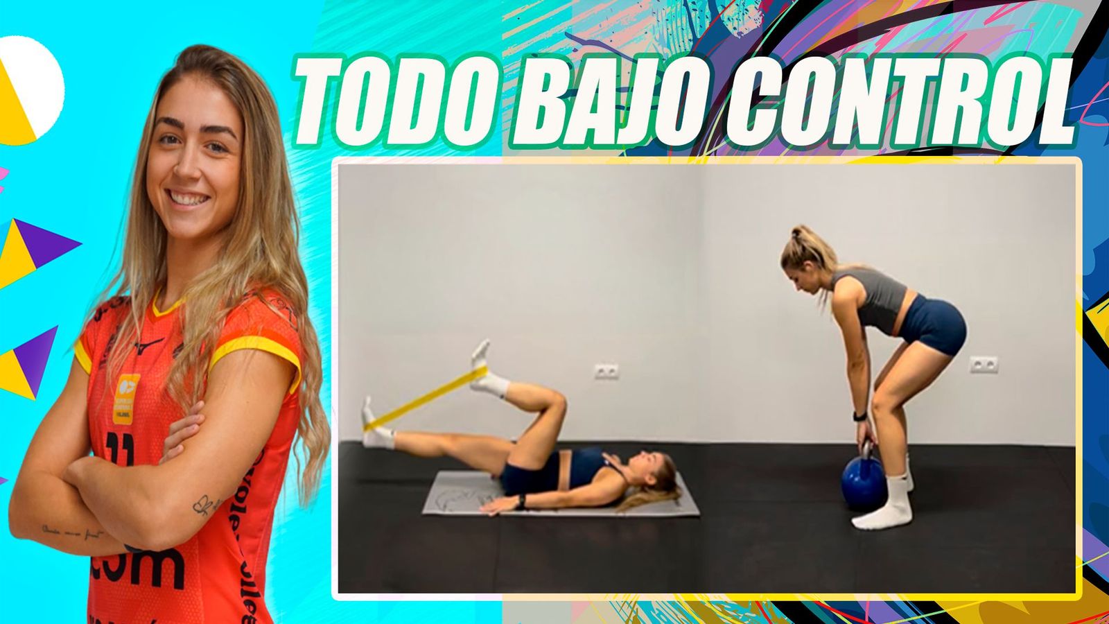 María Curto, jugadora, fisioterapeuta y preparadora física del Voleibol Leganés
