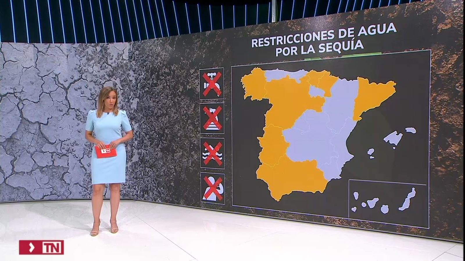 El mapa de la sequía