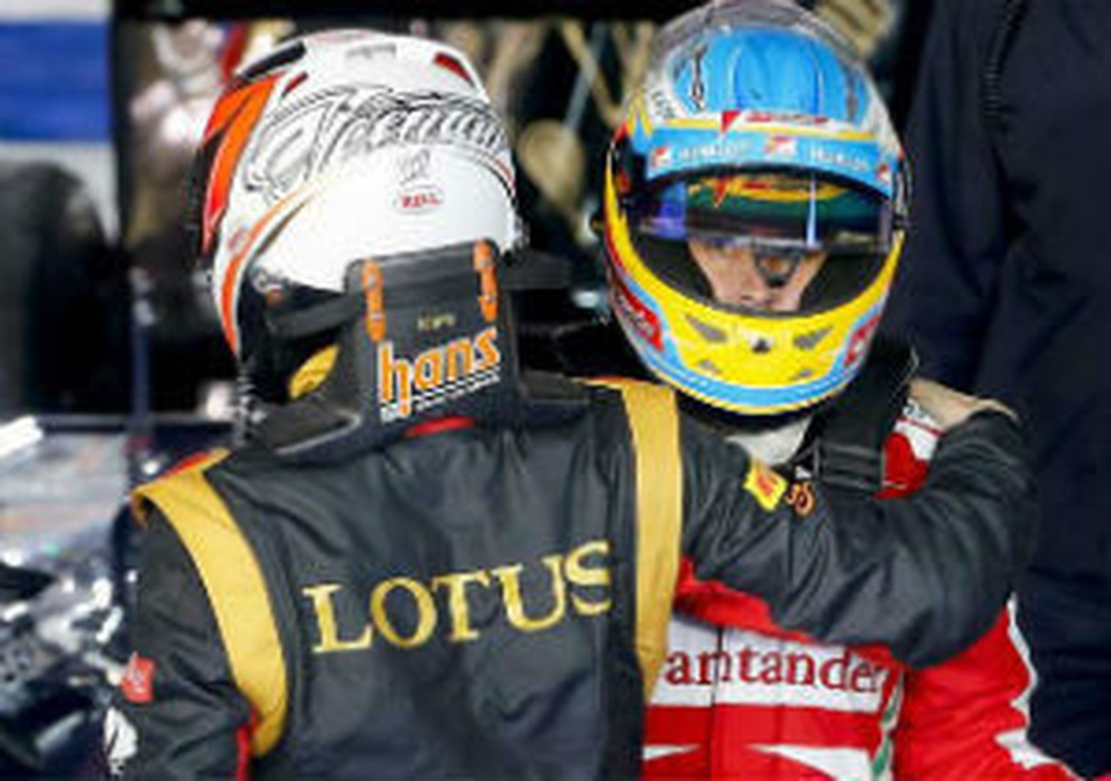 Alonso y Raikkonen