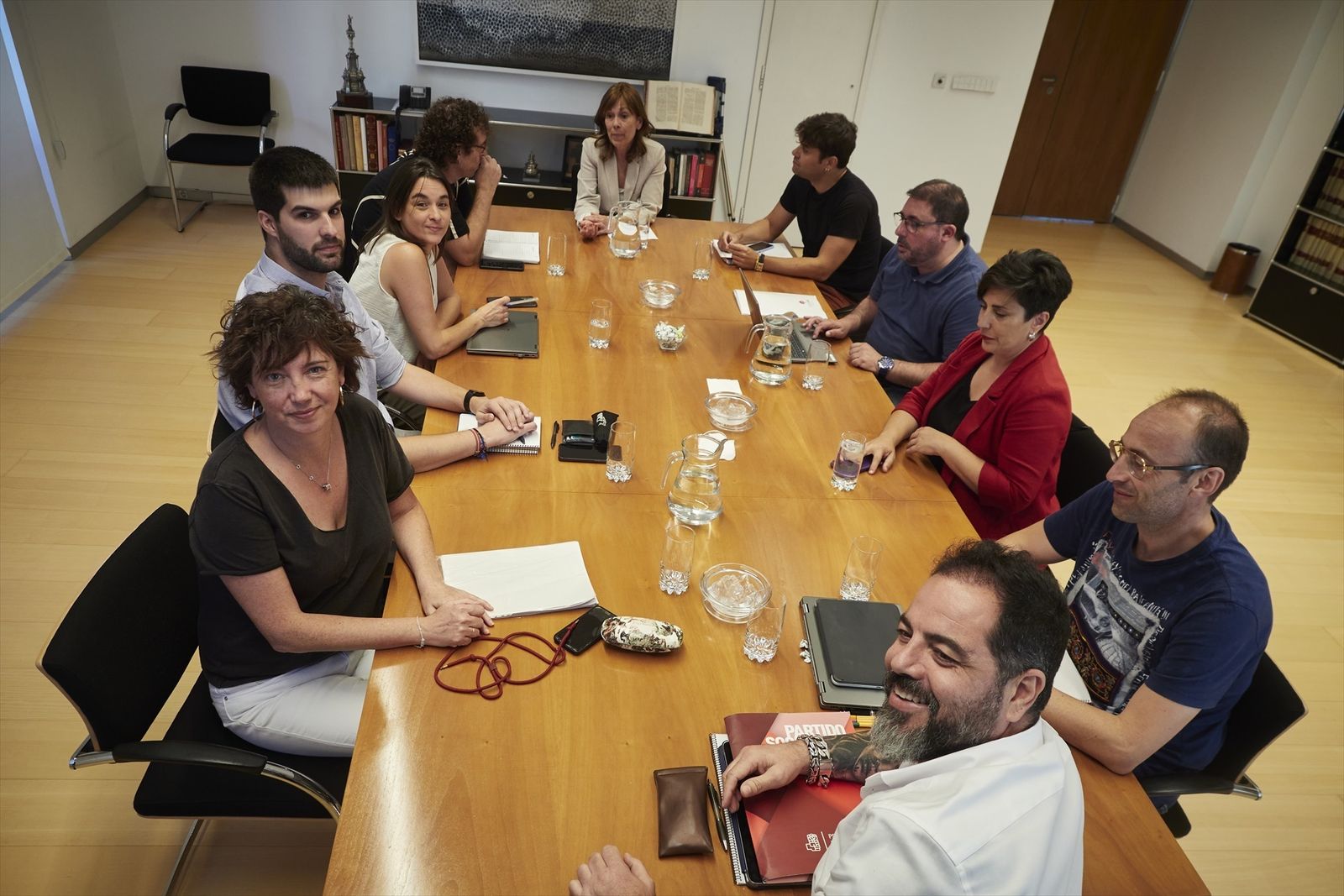 PSN, Geroa Bai y Contigo-Zurekin cierran un  acuerdo para la formación de Gobierno en Navarra