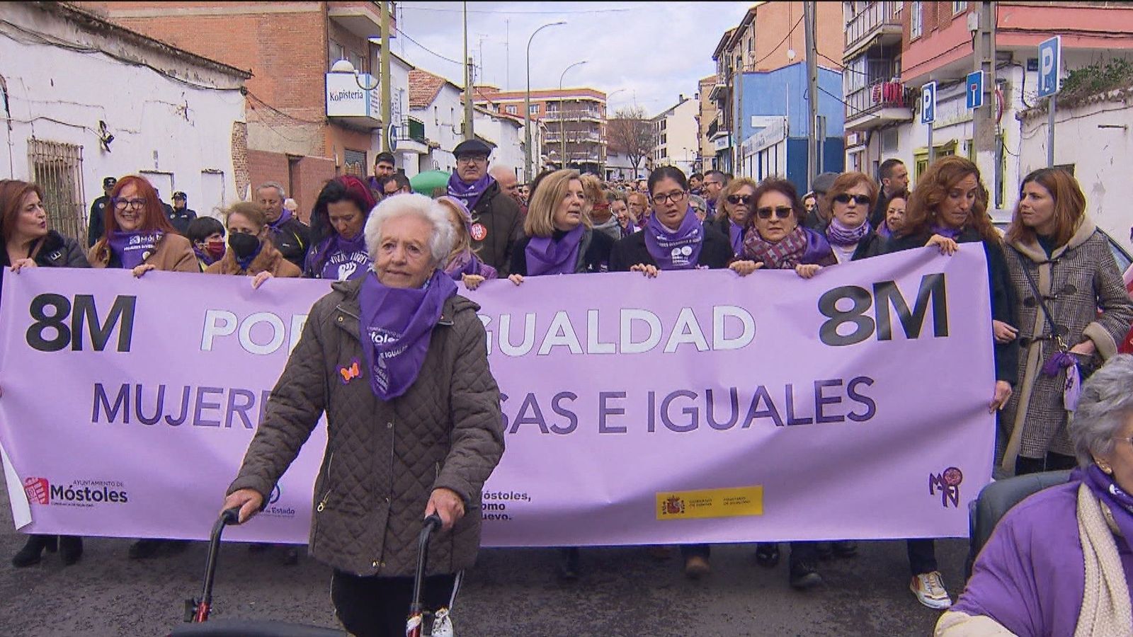 Móstoles se suma a los actos del Día de la Mujer con una marcha reivindicativa
