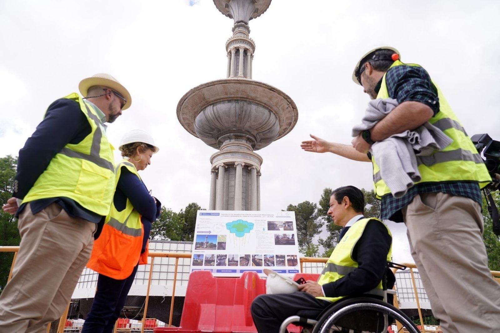 La fuente Juan de Villanueva del parque del Oeste contará este verano con una renovada sala de máquinas