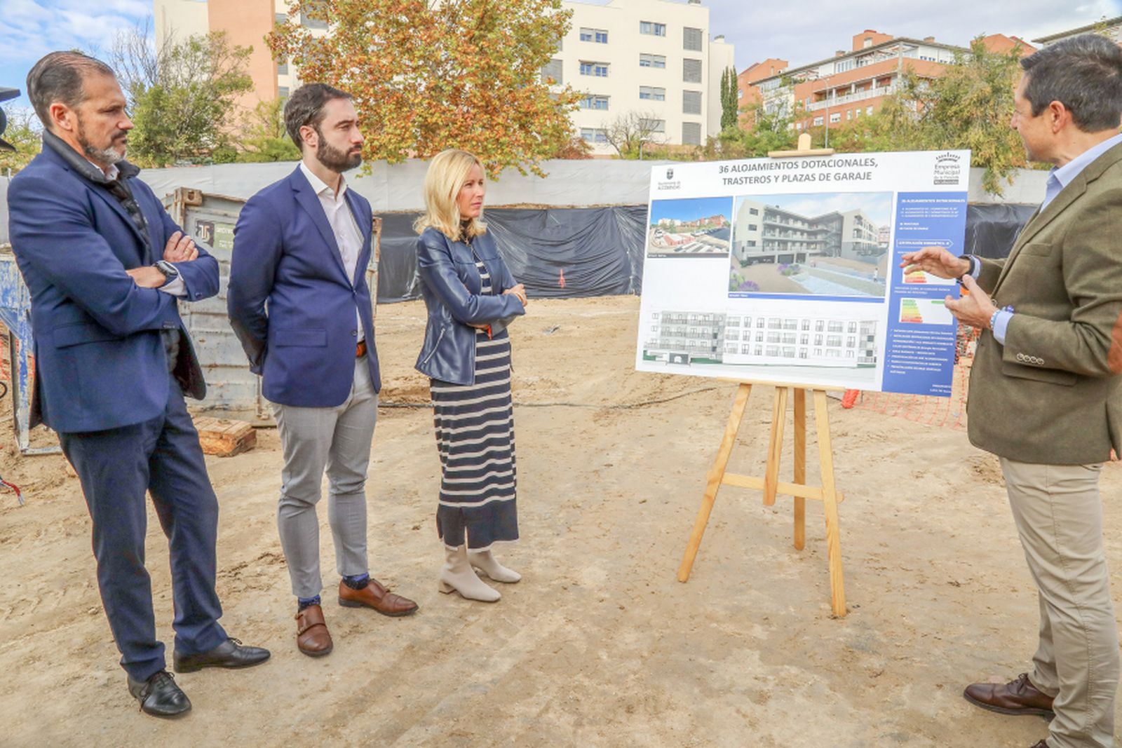 Primera piedra de 36 nuevos alojamientos dotacionales en Alcobendas