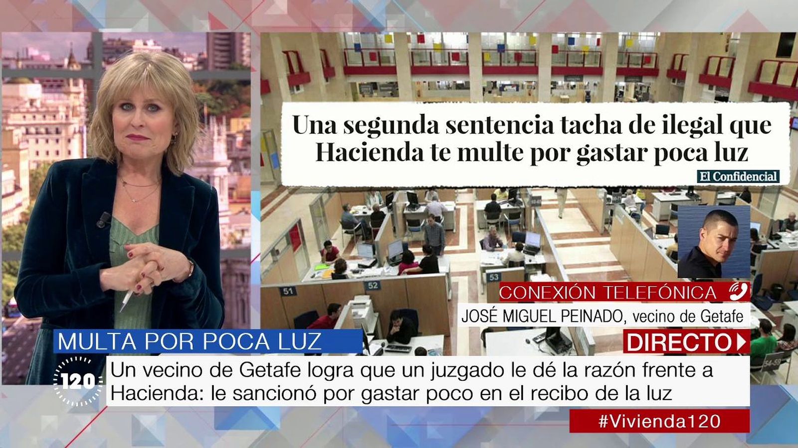 Un vecino de Getafe le gana la batalla a Hacienda tras sancionarle por gastar poca luz