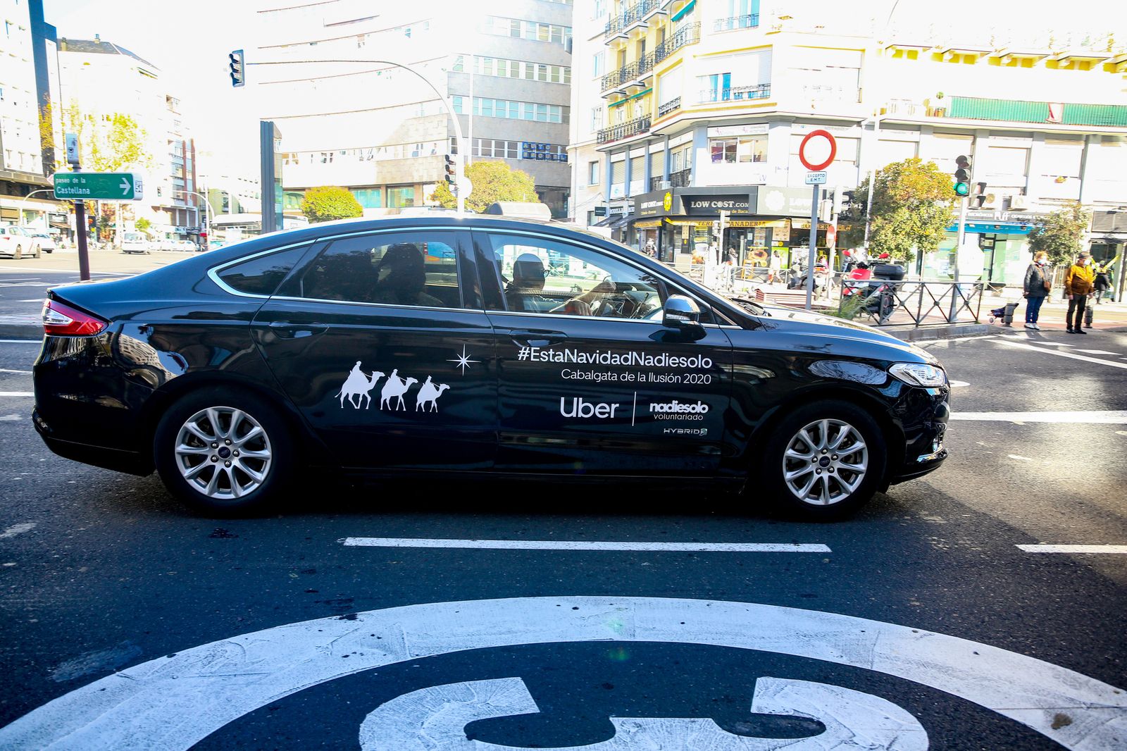 Un coche de Uber