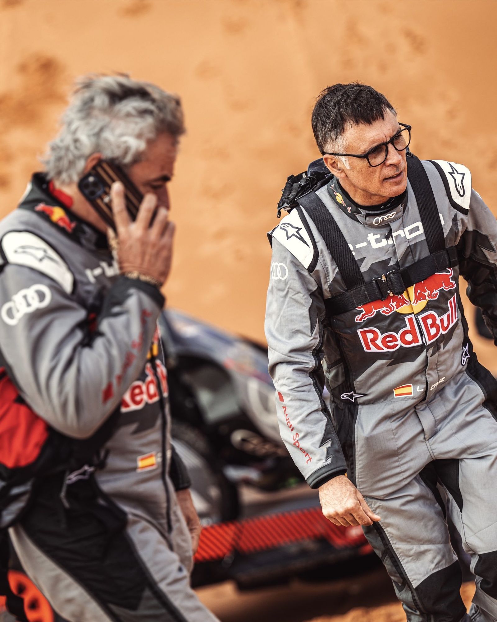 Carlos Sainz y Lucas Cruz