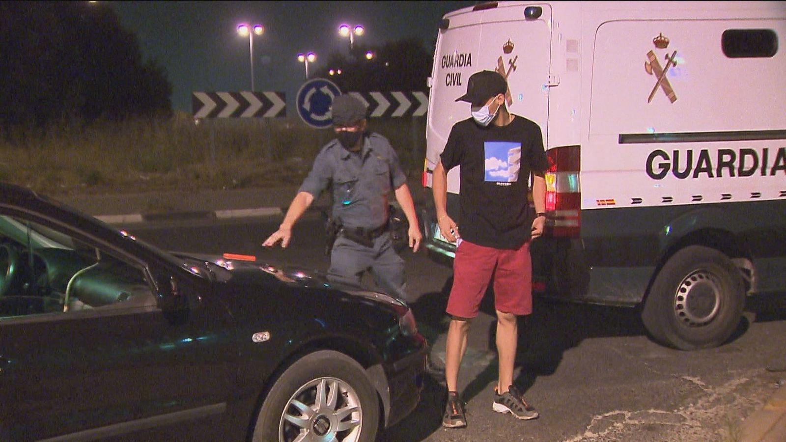 La Guardia Civil controla los accesos al Polígono de Humanes