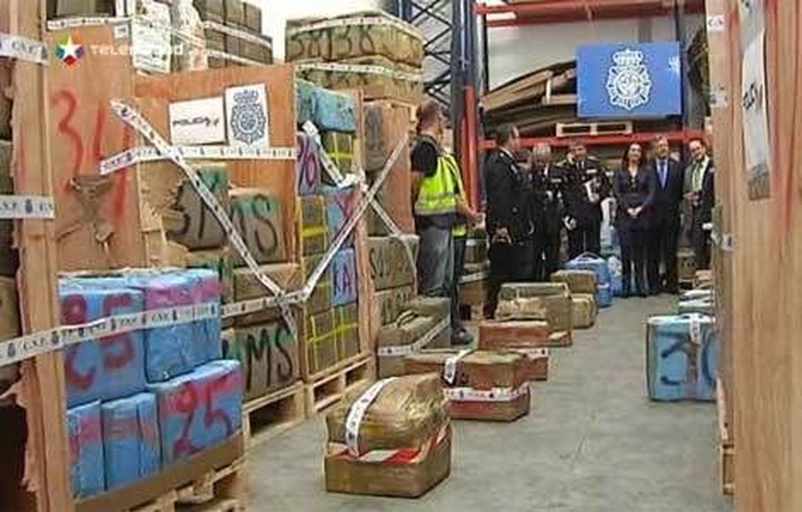 Tres detenidos tras la incautación de 52 toneladas de hachís en Córdoba