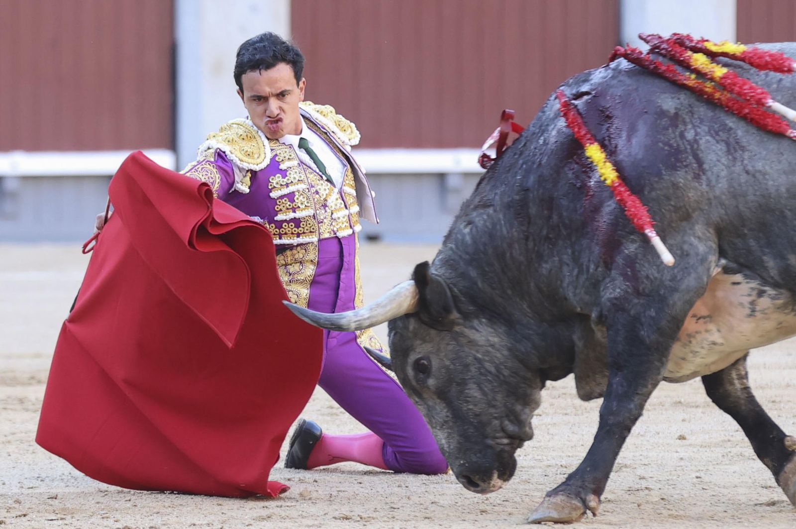 Juan Leal en el tercero de la tarde