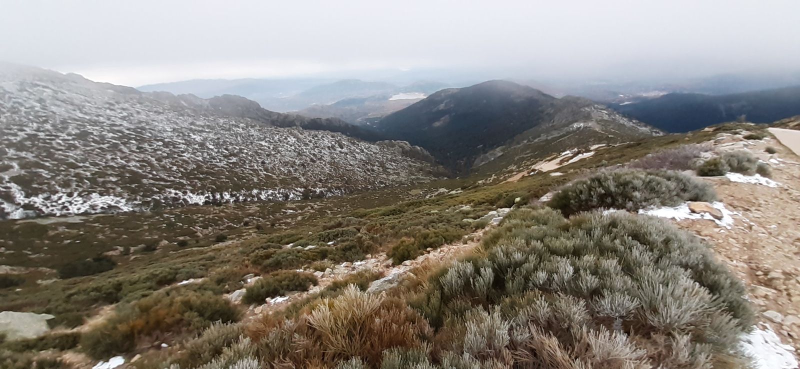 Heladas en la Sierra de Guadarrama