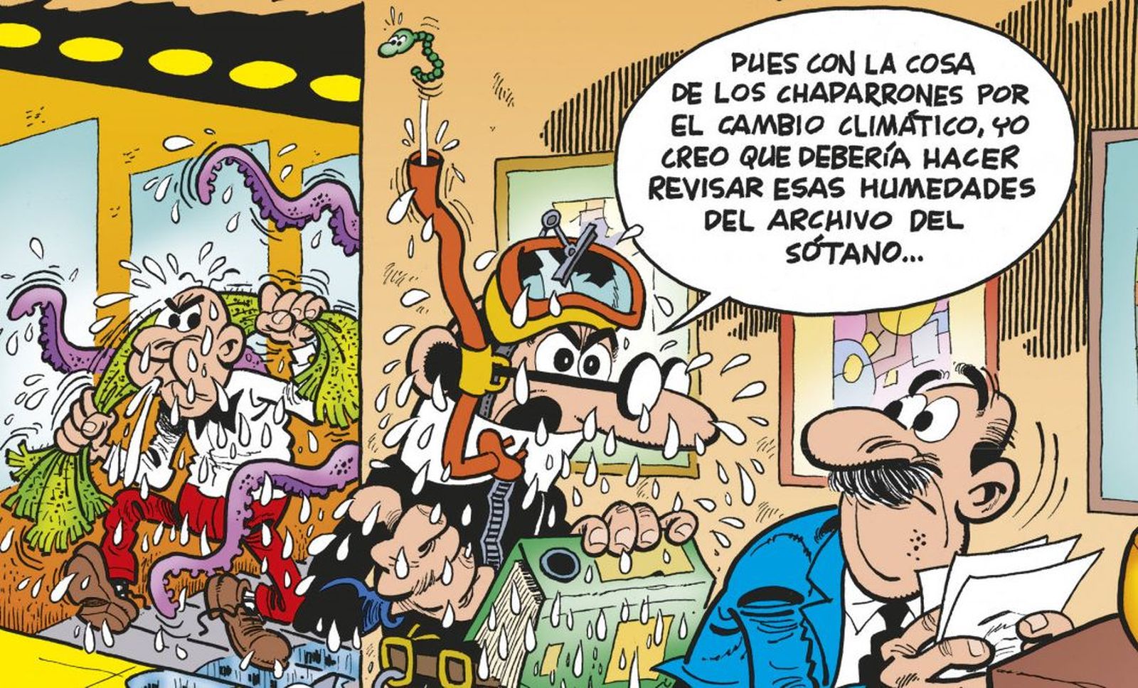 Mortadelo y Filemón luchan contra el calentamiento de la Tierra en el nuevo álbum de Ibáñez