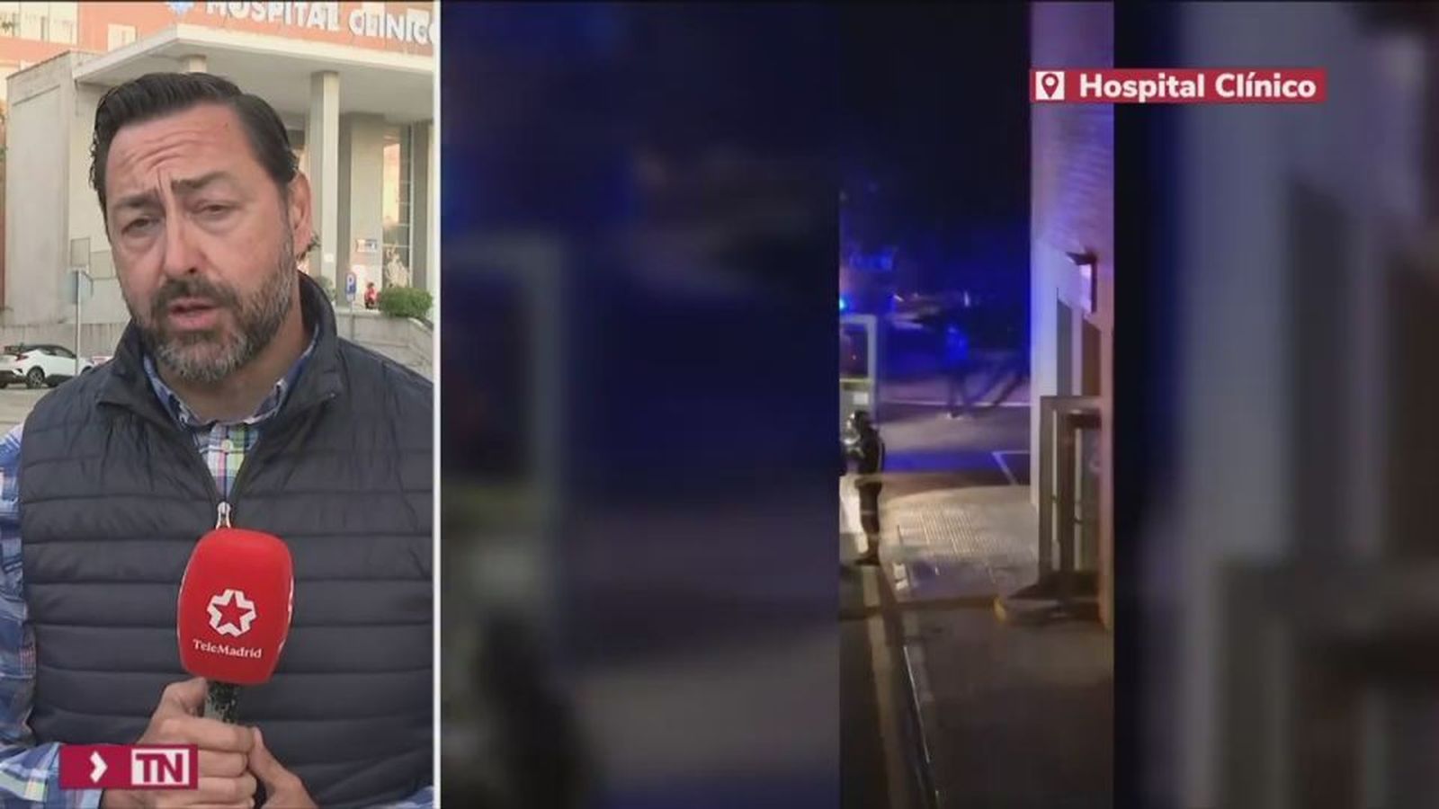 Muere un hombre de 68 años en un incendio en el Hospital Clínico de Madrid