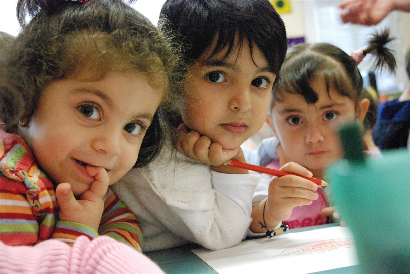 Un grupo de niñas en Aldeas Infantiles SOS