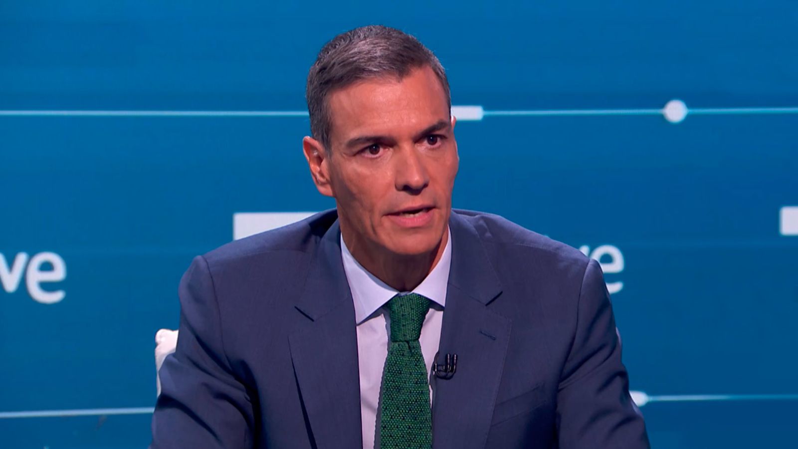 El presidente del Gobierno, Pedro Sánchez