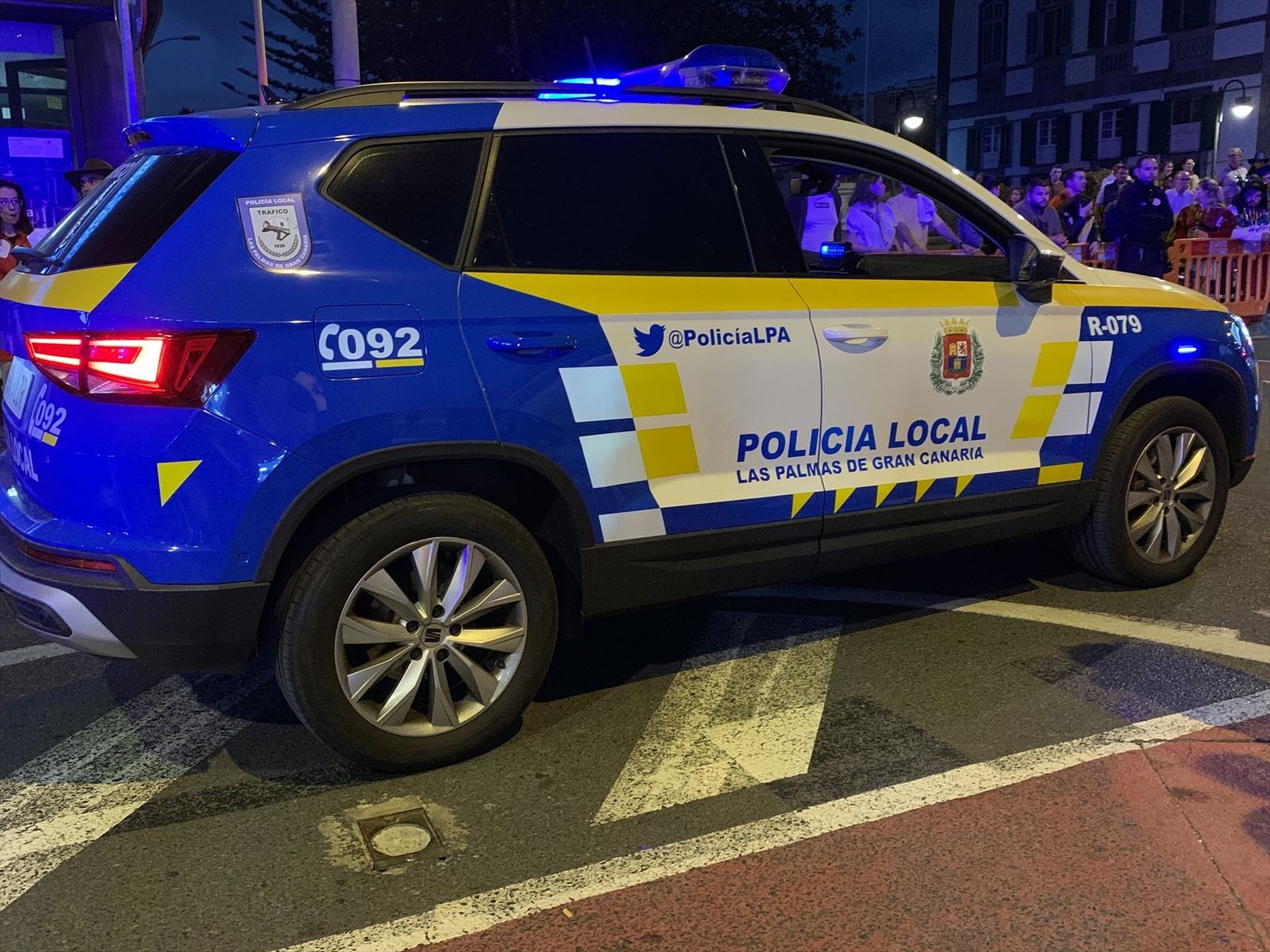 Coche de la Policía Local de Las Palmas de Gran Canaria