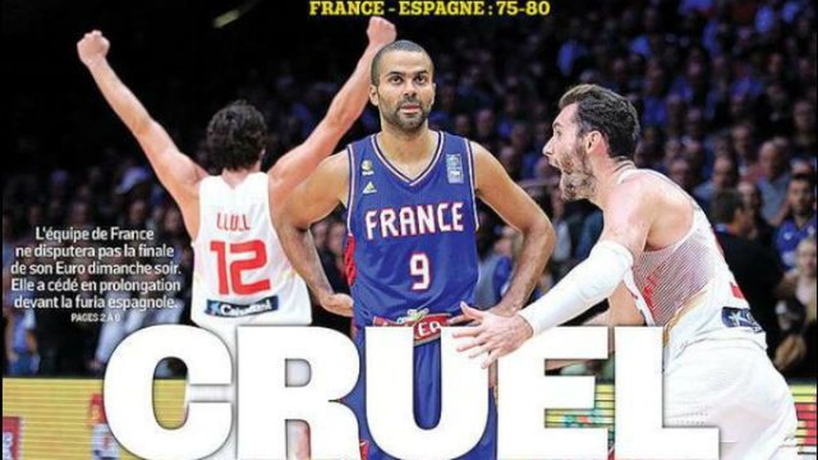 La España enorme de Gasol asalta la portada de 'L'Équipe'