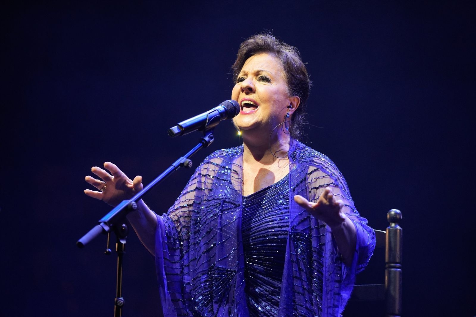 La cantante Carmen Linares