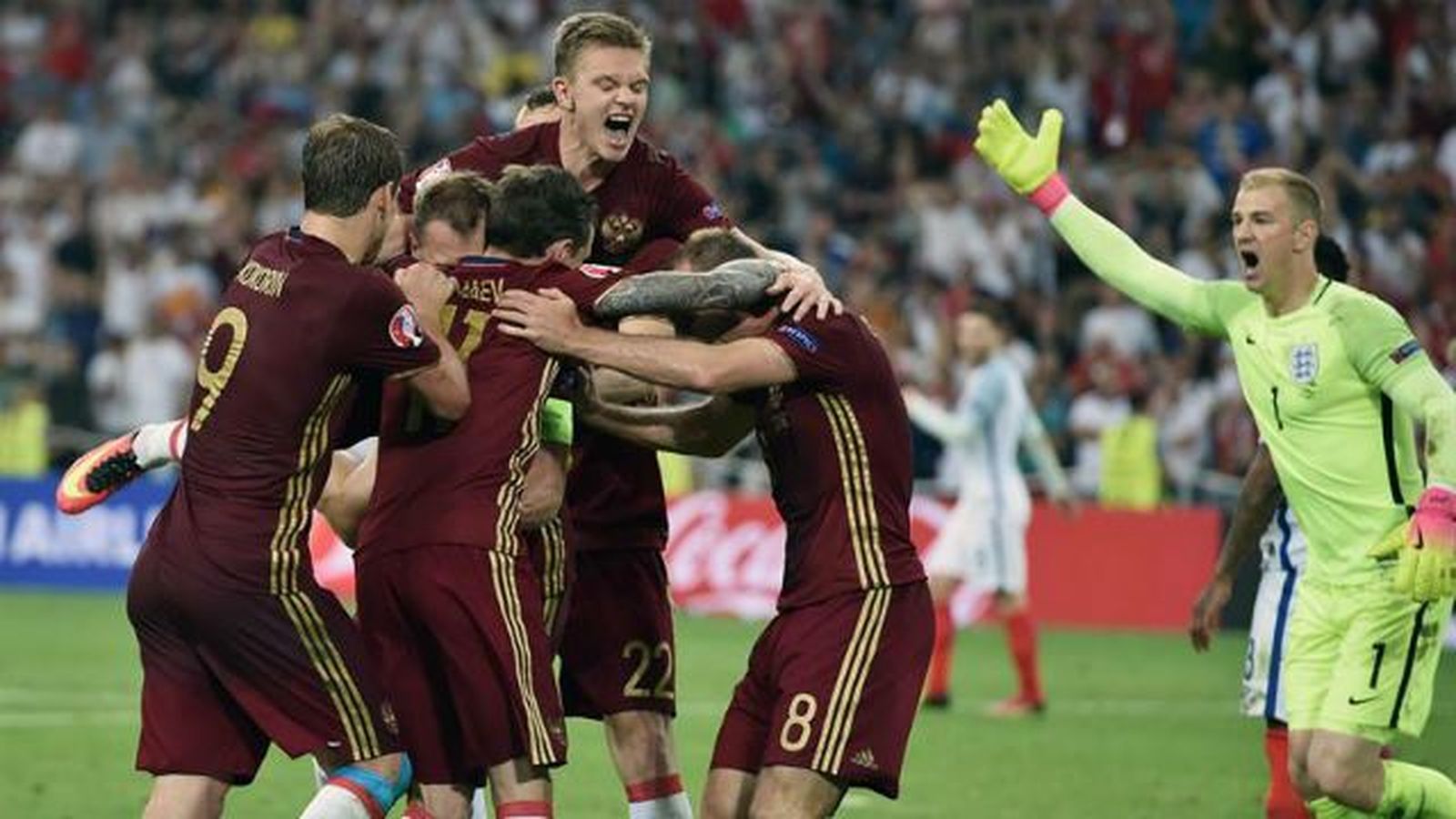 1-1. Inglaterra se deja empatar con Rusia