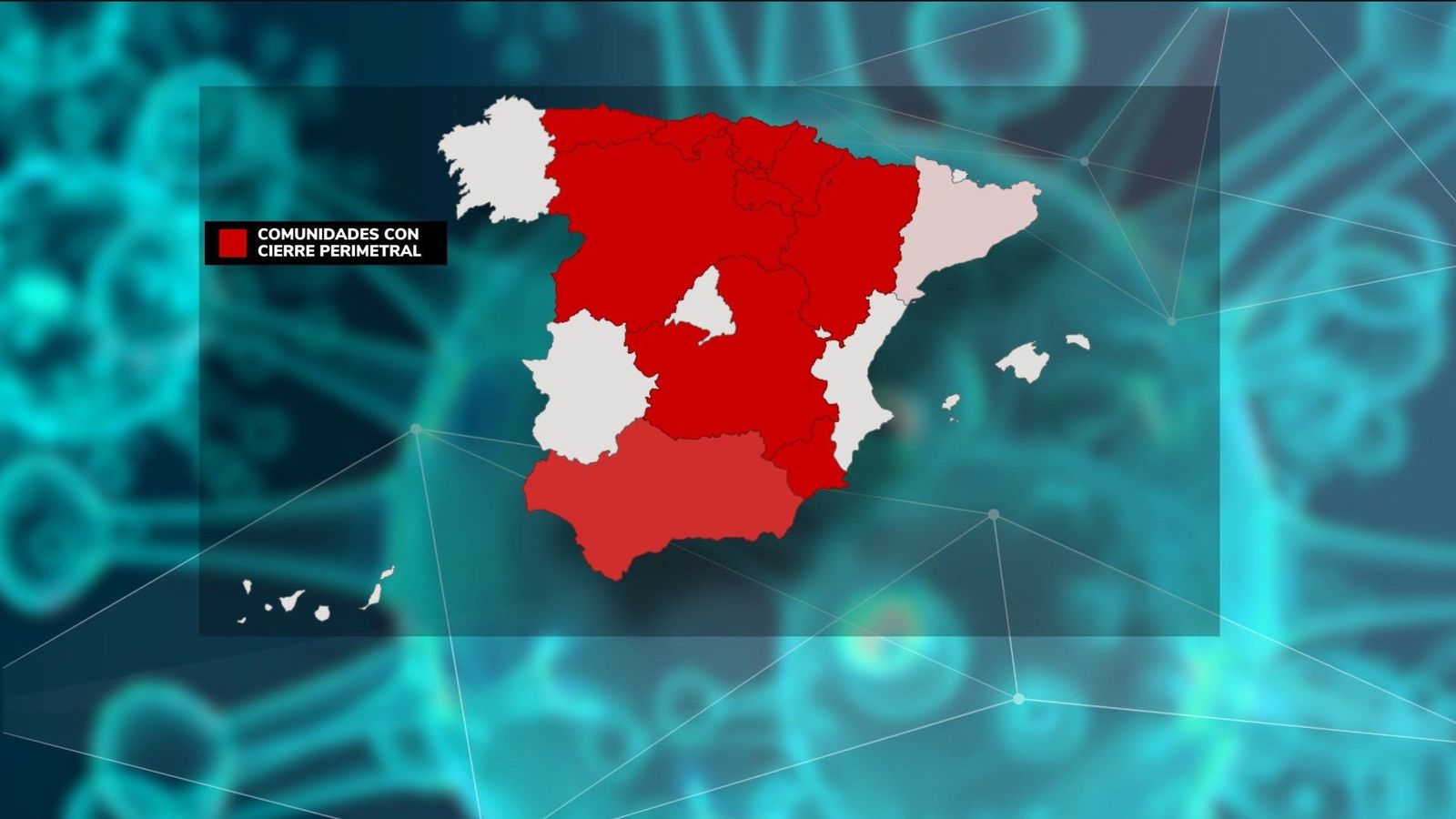 Cataluña se confina 15 días y se suma a las nueve Comunidades que han decretado cierres