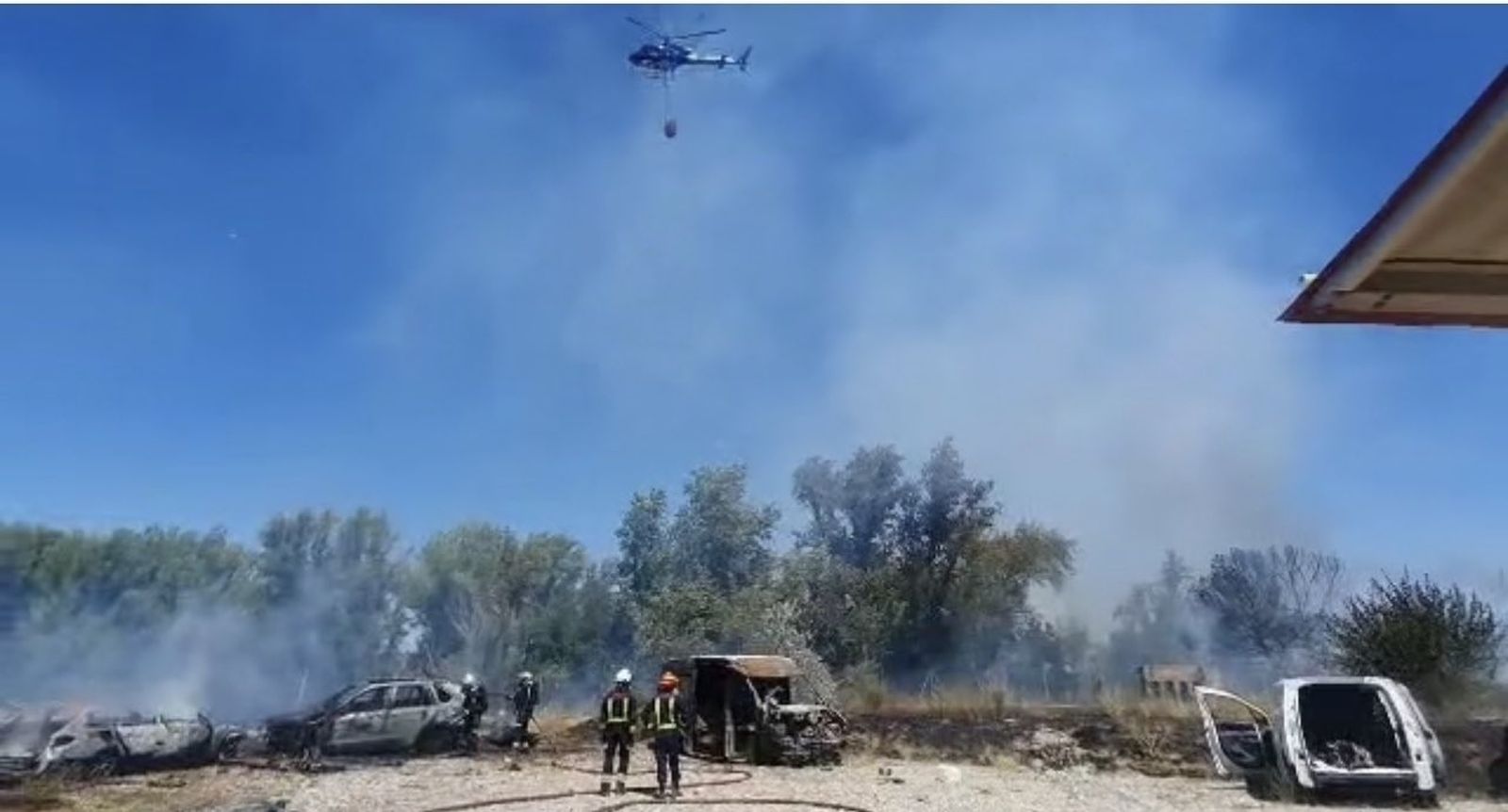 Incendio en Talamanca