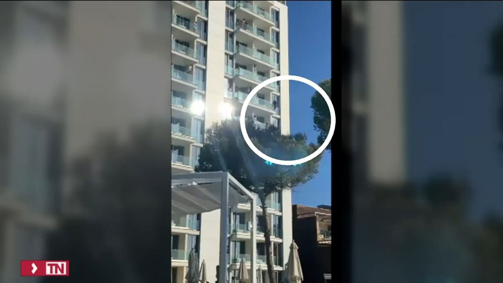 Cae desde un séptimo piso de un hotel de Magaluf  en Mallorca